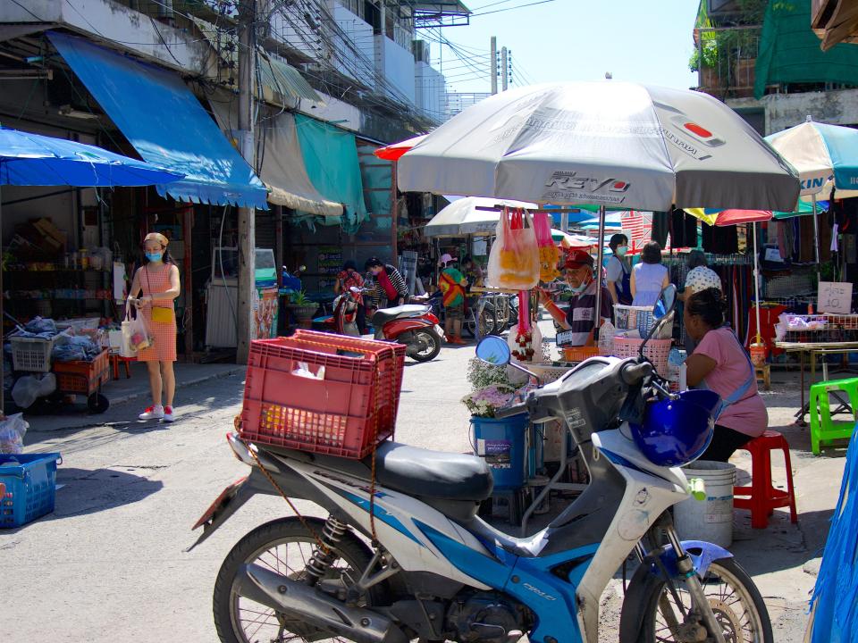 A market in Chiang Mai, Thailand.