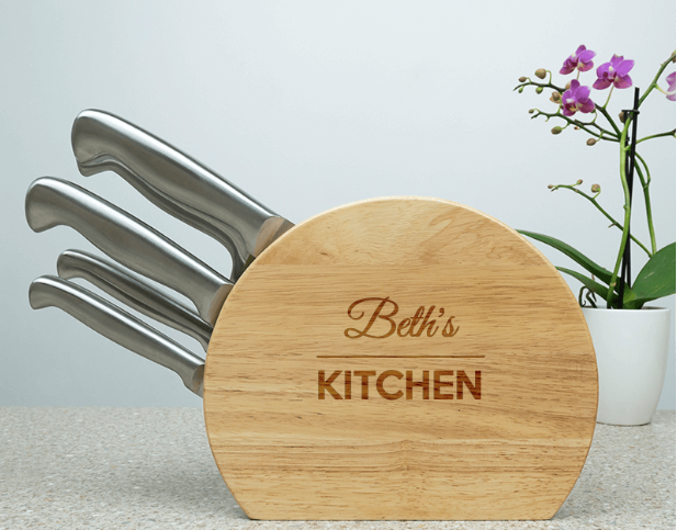 The Personalised Gift Shop Their Personalised 5pc Stainless Knife Set - $99.95 