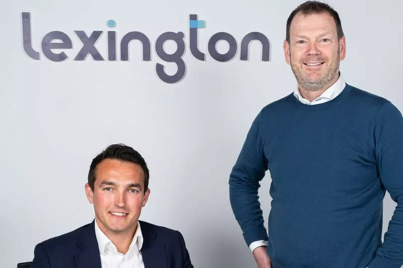 Left to right James Cox and Gary Partridge of Lexington Corporate Finance. Picture by Nick Treharne. -Credit:Copyright in this image is owned by Nick Treharne nick@nicktreharne.com Tel +44 (0)7976 836 875