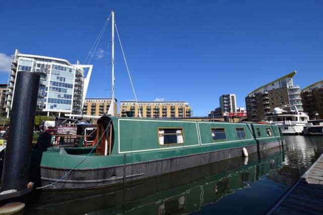 The Docklands narrowboat