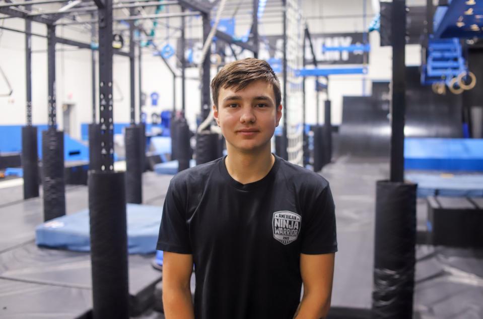 Twenty-one-year-old Drew Nester will be featured on Monday's episode of "American Ninja Warrior" on NBC. Nester works at and trains at 605 Ninja in Sioux Falls.