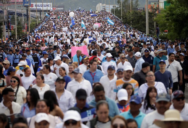 Anti-government protest in Tegucigalpa