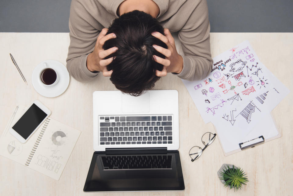 61% of small business owners surveyed said a lack of time off has led to higher stress levels (Getty)