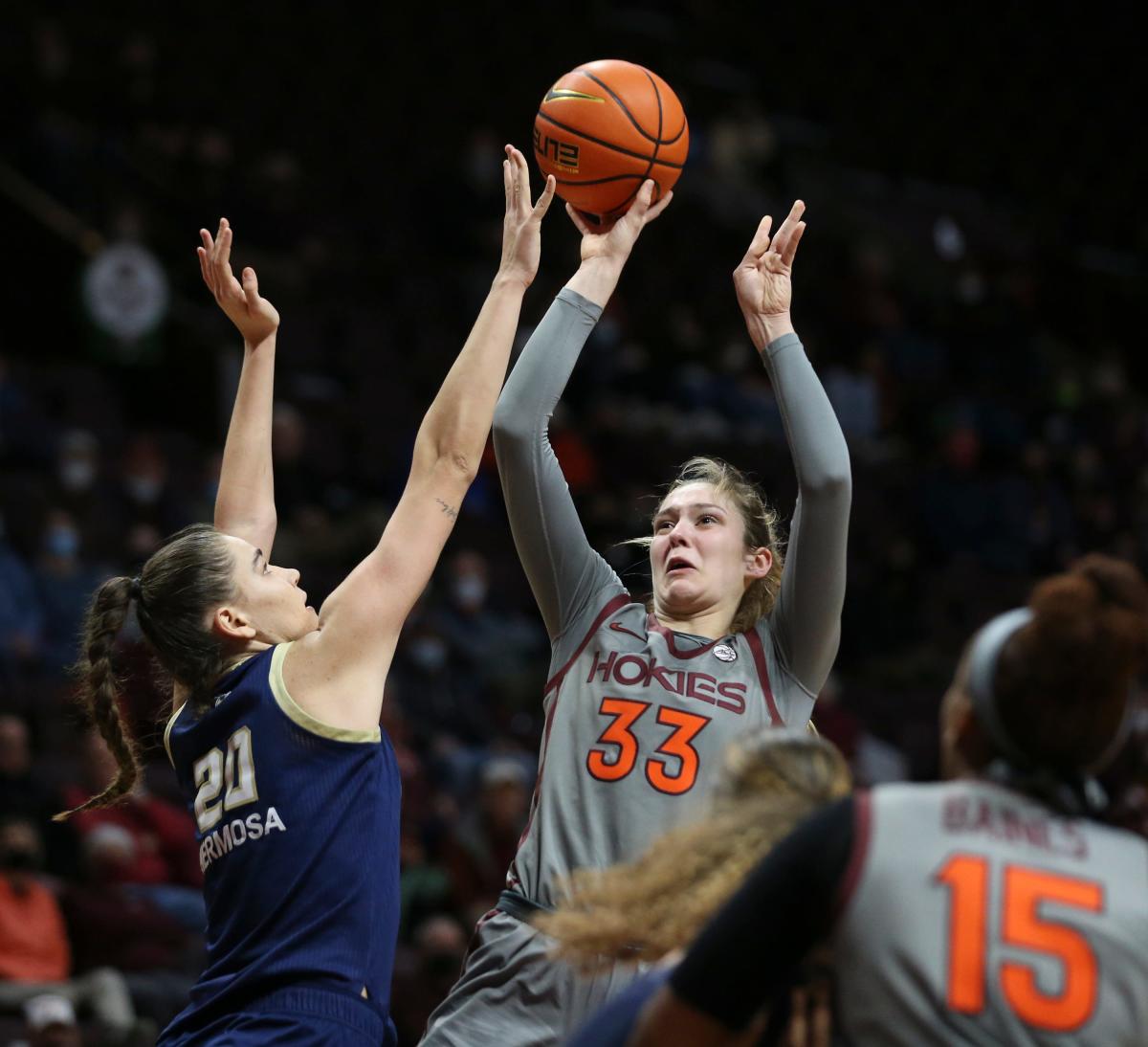 Tennessee Lady Vols Basketball Vs No 9 Virginia Tech Score 