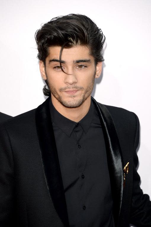 Zayn Malik of One Direction, pictured during the American Music Awards, at Nokia Theatre L.A. Live, in Los Angeles, California, on November 23, 2014