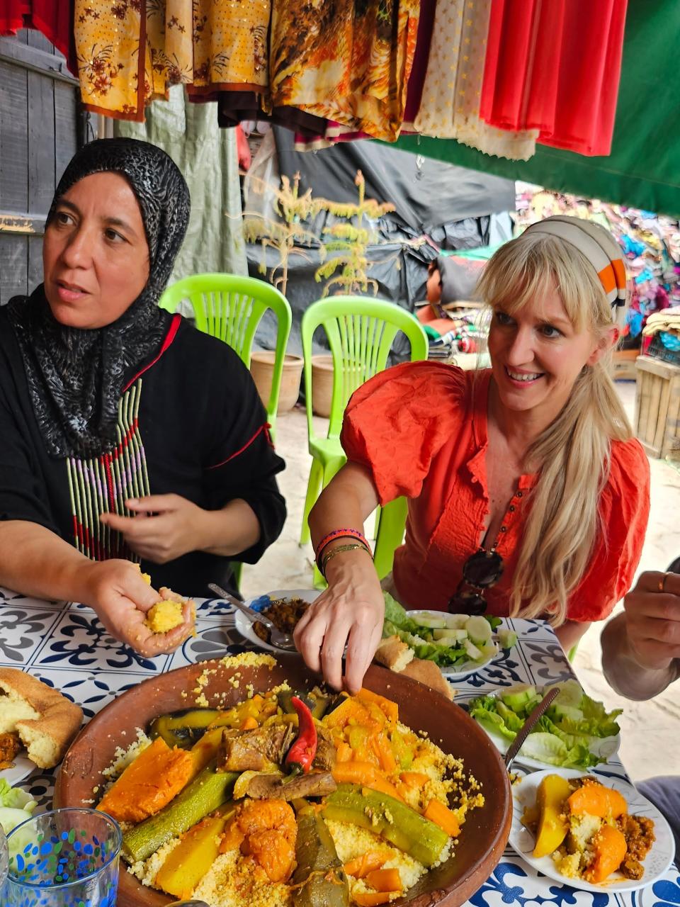 Louisville residenr Dana McMahan and her husband, Brian, recently took a trip to Marrakesh where they shopped a souk and took a cooking class with Moroccan Food Adventures.