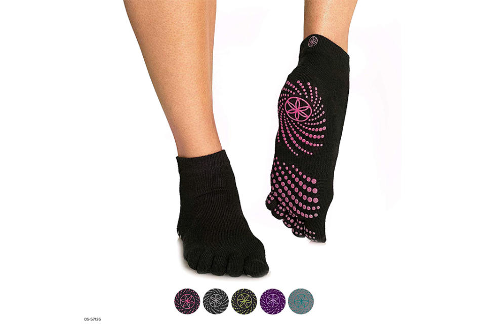 gaiam yoga socks