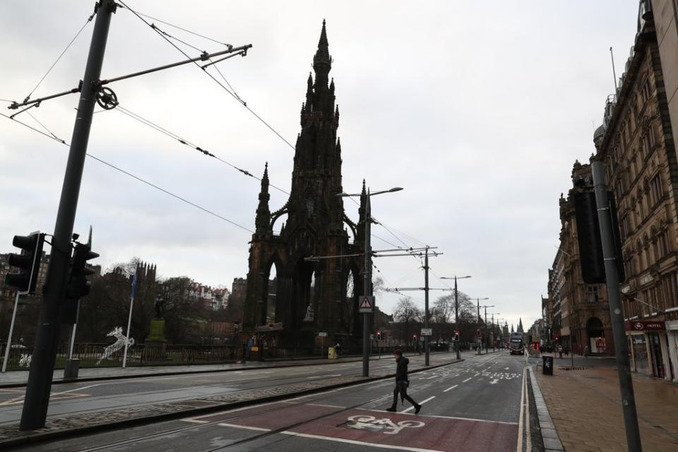 Princes Street, Edinburgh (Andrew Milligan/PA) (PA Archive)