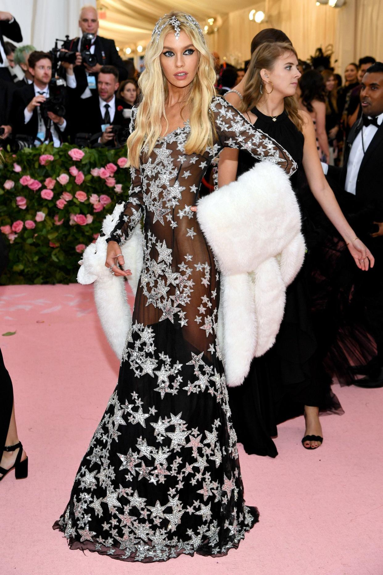 Stella Maxwell attends The 2019 Met Gala Celebrating Camp: Notes on Fashion at Metropolitan Museum of Art on May 06, 2019 in New York City.