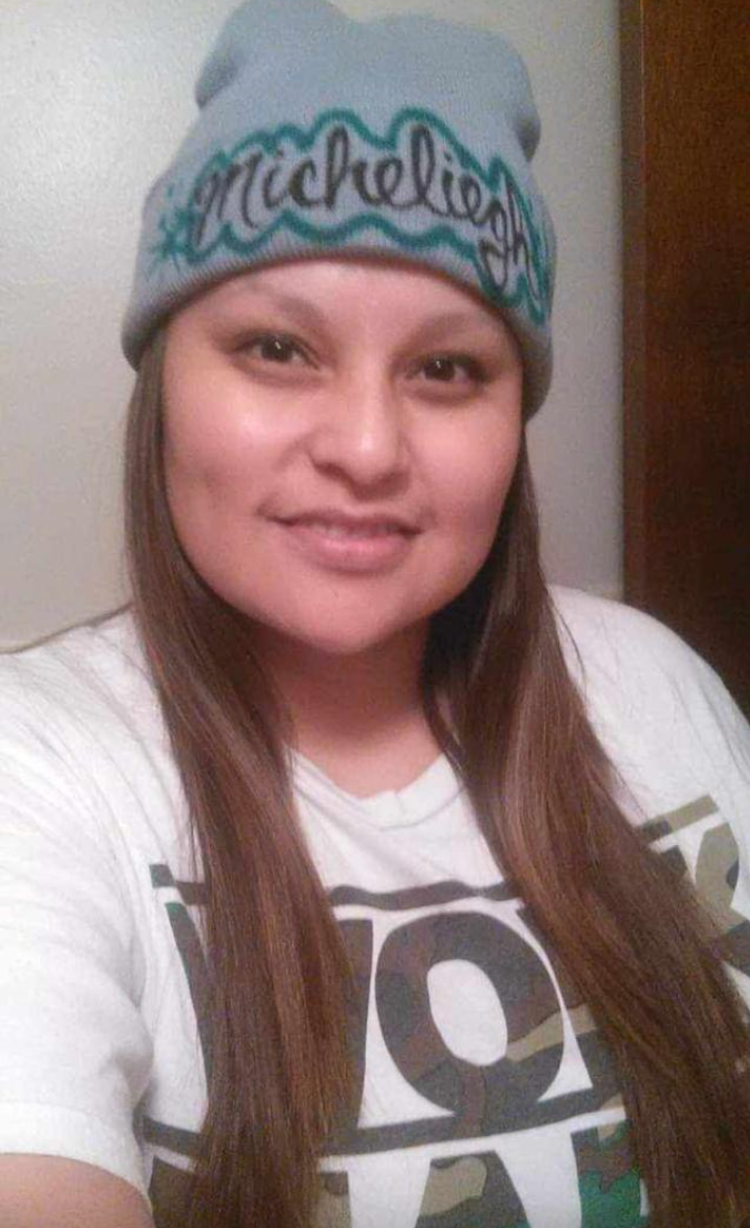 Micheliegh Iron Cloud, Crow Creek Dakota, was struck and killed by an unknown driver last June.