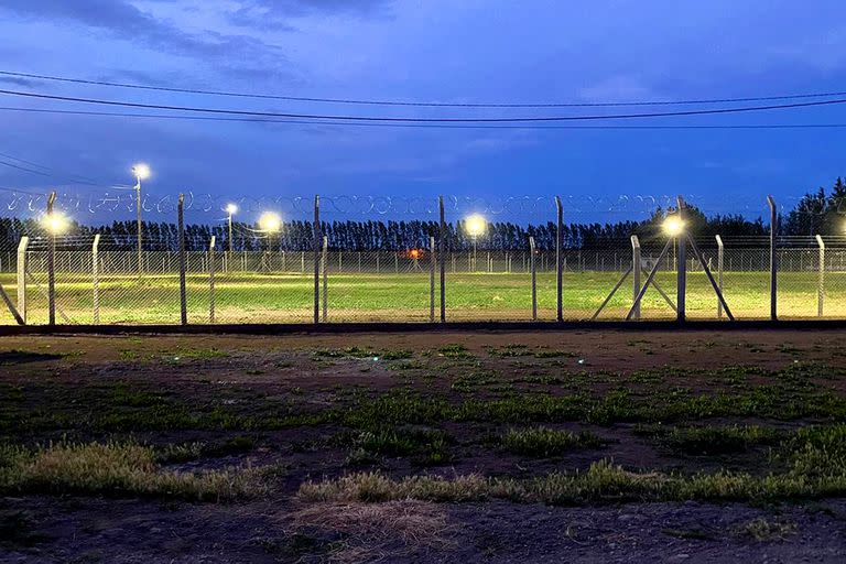 Predio del INTA en el Alto Valle de Río Negro, donde se cultivará cannabis