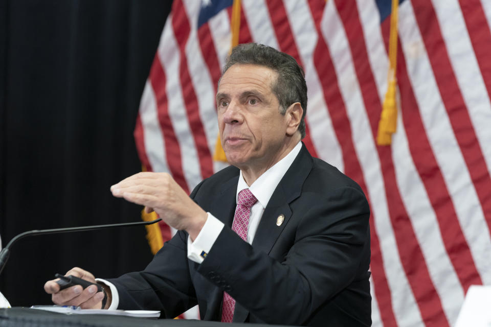 The decision to reject the pipeline marked what activists called one of Cuomo's most important decisions on climate policy since he <a href="https://www.governor.ny.gov/news/governor-cuomo-announces-legislation-make-fracking-ban-permanent-included-fy-2021-executive" target="_blank" rel="noopener noreferrer">formally banned</a> fracking in New York earlier this year.    (Photo: Barcroft Media via Getty Images)