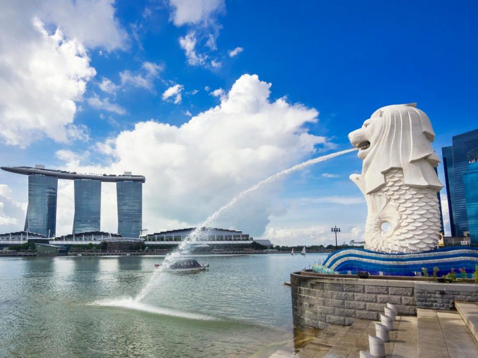 The mythical Merlion is Singapore’s national symbol (Getty Images)