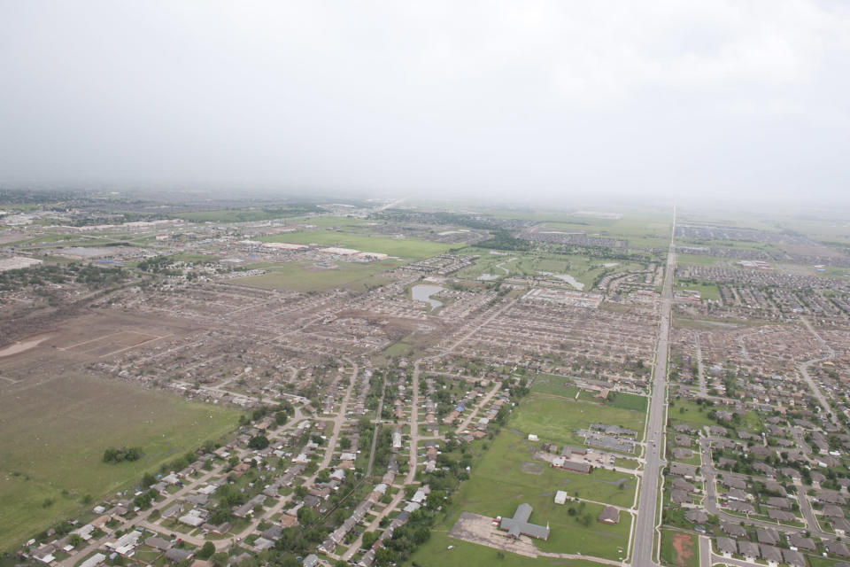 Aerial photos of tornado destruction in Moore, Okla.