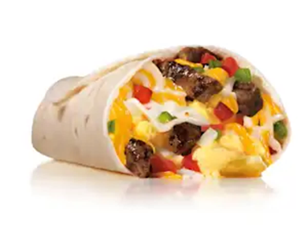 Carl's Jr. Steak and Egg Burrito