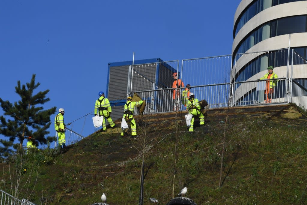 Workers begin dismantling Marble Arch Mound in January  (Jeremy Selwyn)