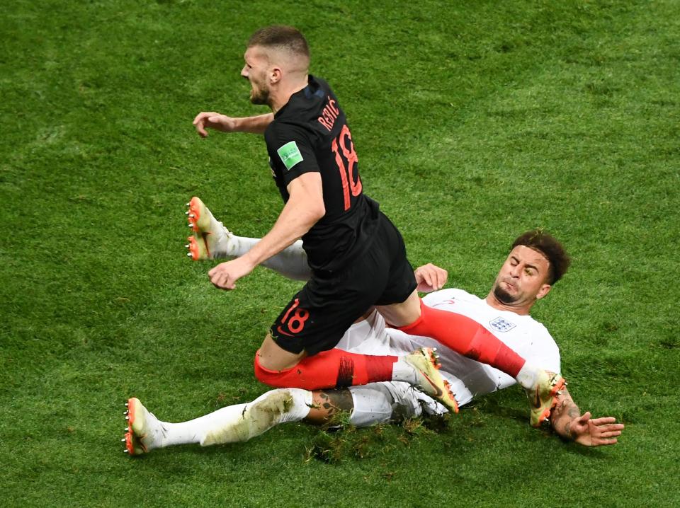Croatia beat England in the 2018 World Cup semi-finals (AFP via Getty Images)