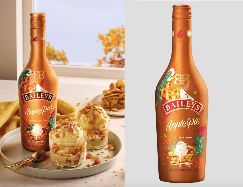 Baileys have launched a limited edition Apple Pie flavour and its the perfect Autumn tipple. (Baileys/The Bottle Club)