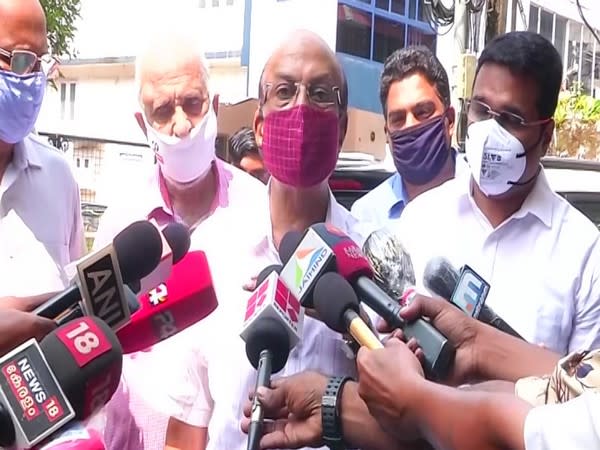 IUML MP PK Kunhalikutty speaking to reporters in Kochi on Wednesday. Photo/ANI