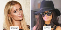 <p><strong>When:</strong> 13 June </p><p><strong>Style change:</strong> Paris Hilton shocked the internet when she showed off an out-of-character new <a rel="nofollow noopener" href="http://www.harpersbazaar.co.uk/beauty/hair/news/a42057/paris-hilton-changed-hair-colour/" target="_blank" data-ylk="slk:dark brown hair colour via Instagram;elm:context_link;itc:0;sec:content-canvas" class="link ">dark brown hair colour via Instagram</a> which was later revealed to only be a wig. </p>