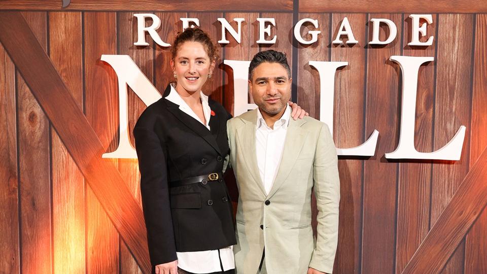 Louisa Harland and Nick Mohammed at the Renegade Nell World Premiere