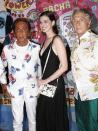 <p>Anne Hathaway and Valentino attend the Flower Power party in Ibiza, August 2015.</p>