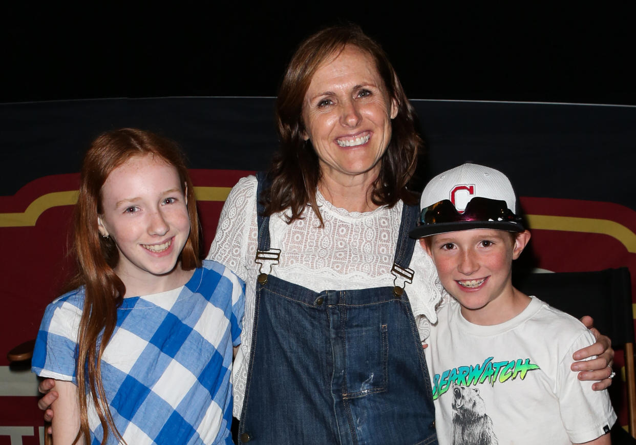 Shannon and her children attend the Q&amp;A and screening of "Superstar" at the Egyptian Theatre on May 20, 2016, in Hollywood. (Photo: Paul Archuleta via Getty Images)