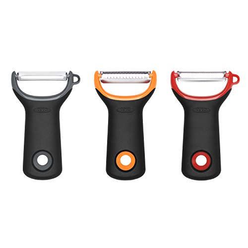 14) OXO Good Grips 3 Piece Assorted Prep Y-Peeler Set