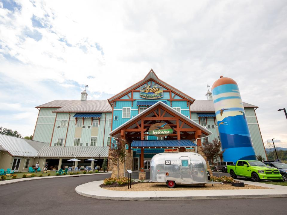 An Airstream at Camp Margaritaville Pigeon Forge