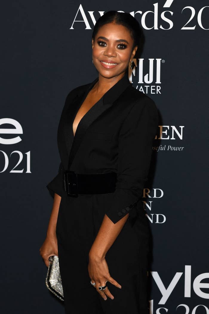 Regina Hall poses at the sixth annual Instyle Awards on November 15, 2021