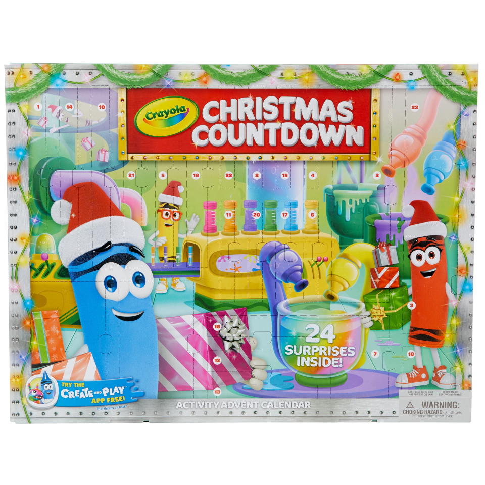 <p><a href="https://go.redirectingat.com?id=74968X1596630&url=https%3A%2F%2Fwww.walmart.com%2Fip%2FCrayola-Christmas-Countdown-Calendar-Kids-Advent-Calendar-24-Holiday-Crafts%2F823638324&sref=https%3A%2F%2Fwww.goodhousekeeping.com%2Fchildrens-products%2Ftoy-reviews%2Fg28939299%2Ftoy-advent-calendars-for-kids%2F" rel="nofollow noopener" target="_blank" data-ylk="slk:Shop Now;elm:context_link;itc:0;sec:content-canvas" class="link ">Shop Now</a></p><p>Christmas Countdown Activity Advent Calendar</p><p>walmart.com</p><p>$28.80</p><span class="copyright">Crayola</span>