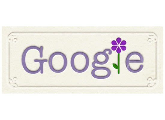 On Mother's Day May 8th, Google tipped its hat to moms everywhere with a spring-themed logo with a purple flower in place of the "L."