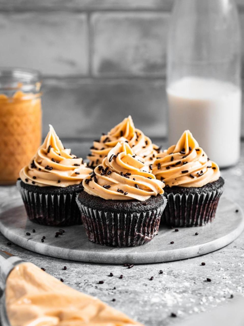 Chocolate Peanut Butter Cupcakes