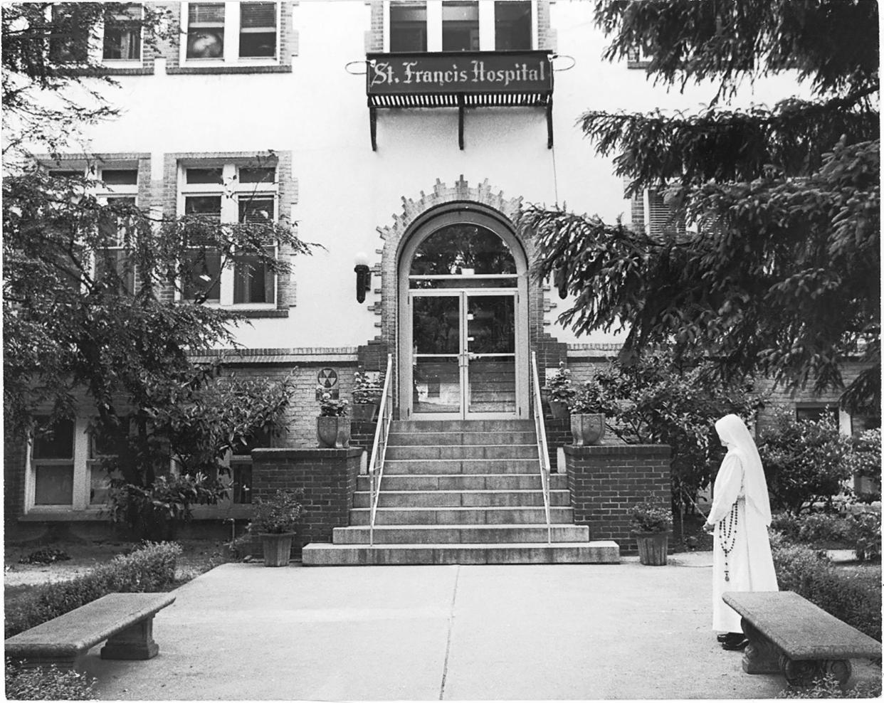 The first St. Francis Hospital, purchased by the Franciscan Sisters of the Poor in 1932 from the Salvation Army for $55,000.