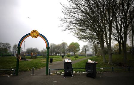 The Wider Image: Makeshift shrines honour victims of British knife crime