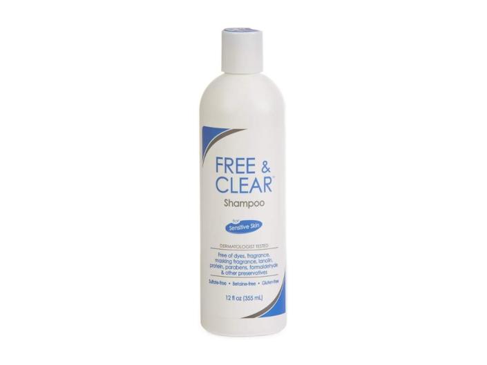free and clear, best fragrance free shampoos