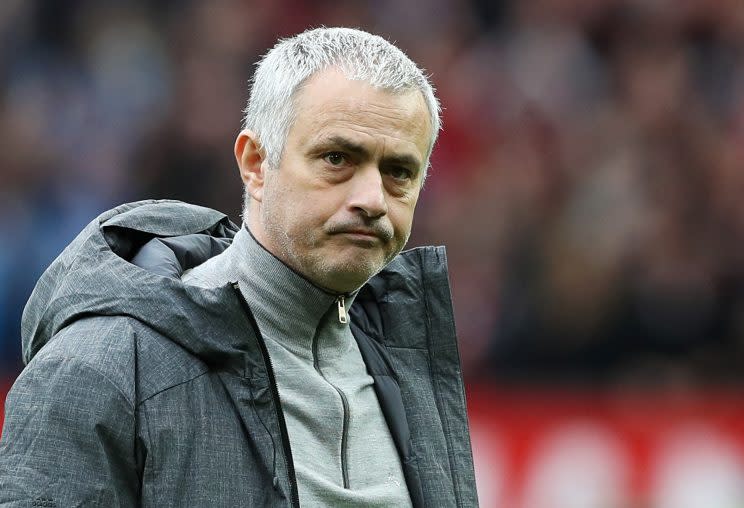 Manchester United manager Jose Mourinho after the Premier League match at Old Trafford, Manchester.