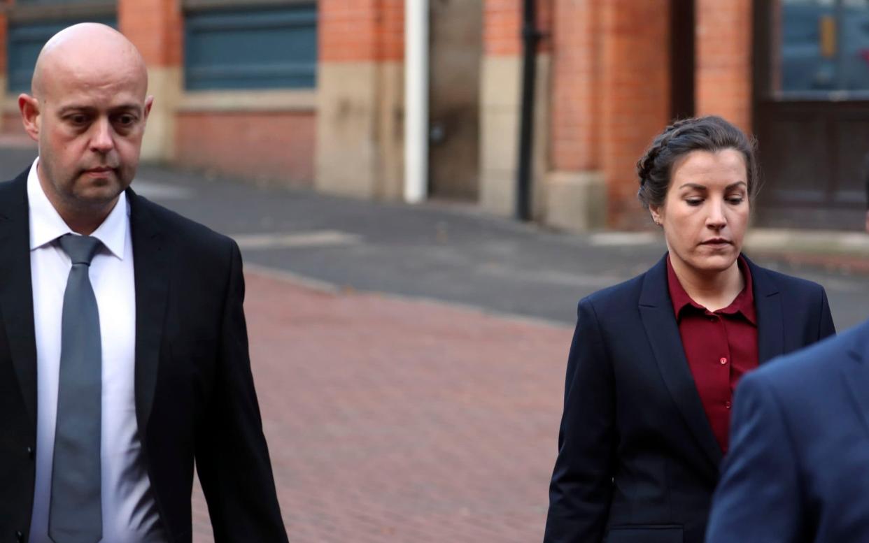 Police constables Benjamin Monk and Mary Ellen Bettley-Smith  - PA