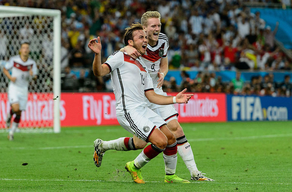 Götze und Schürrle 2014 (Photo by Matthias Hangst/Getty Images)