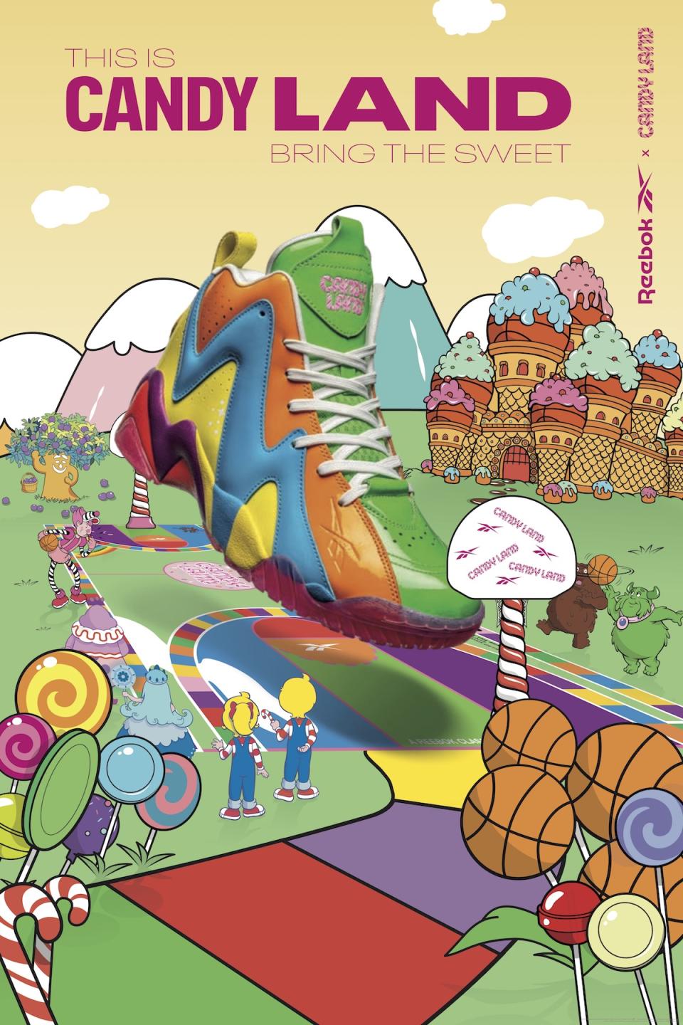 Reebok's Bring The Sweet Candy Land sneakers