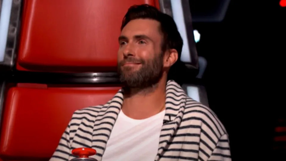 Adam Levine on The Voice.