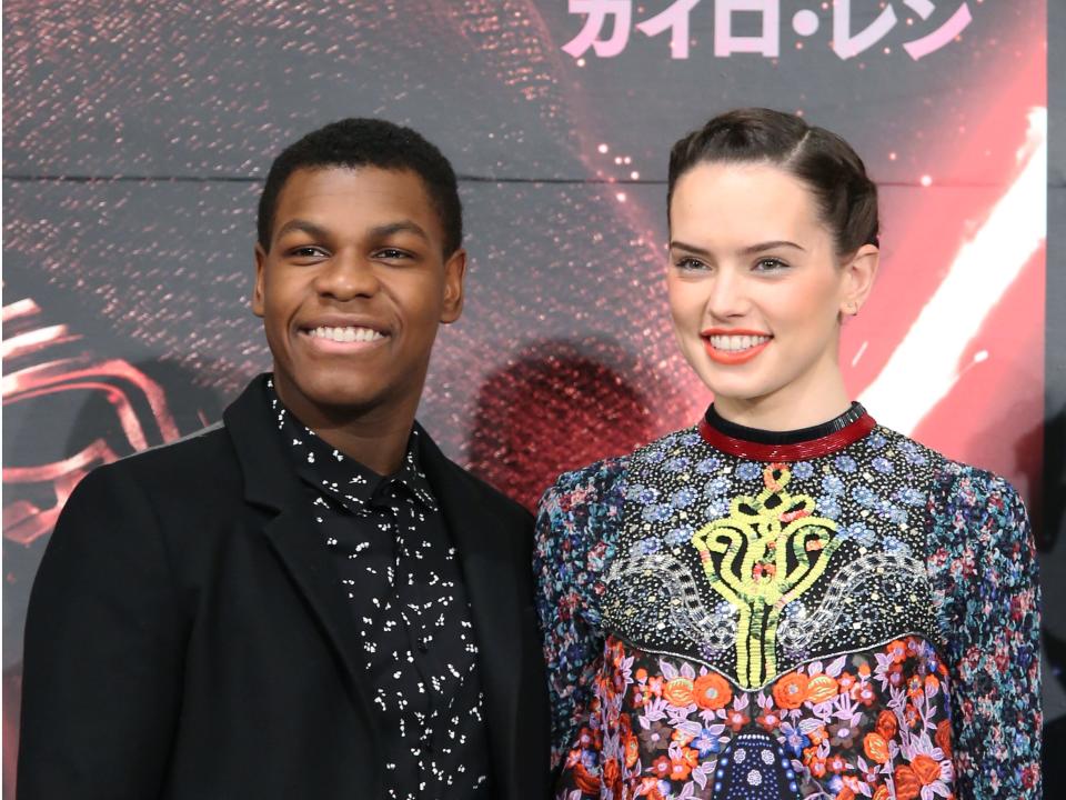 John Boyega Daisy Ridley Yoriko Nakao Getty