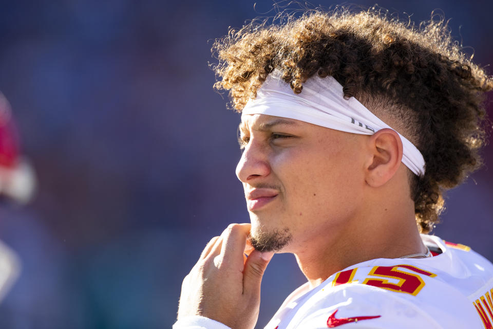 Patrick Mahomes has used his platform to influence social change, and plans to keep doing so. Will the NFL let him? (Photo by Brett Carlsen/Getty Images)