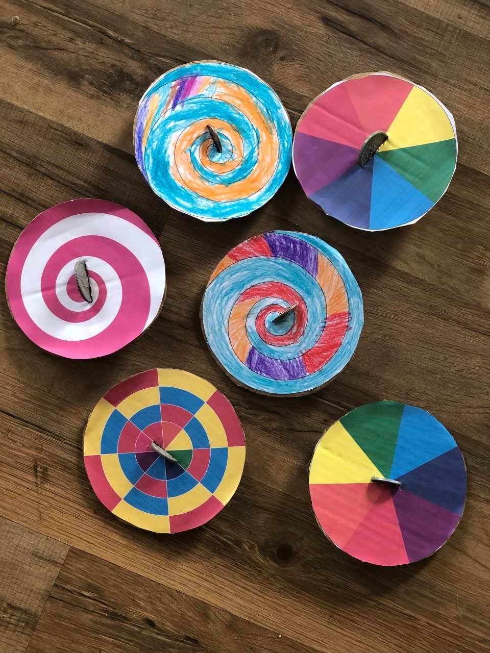 Crystal Toledo does arts and crafts for a homeschooling lesson with her kids