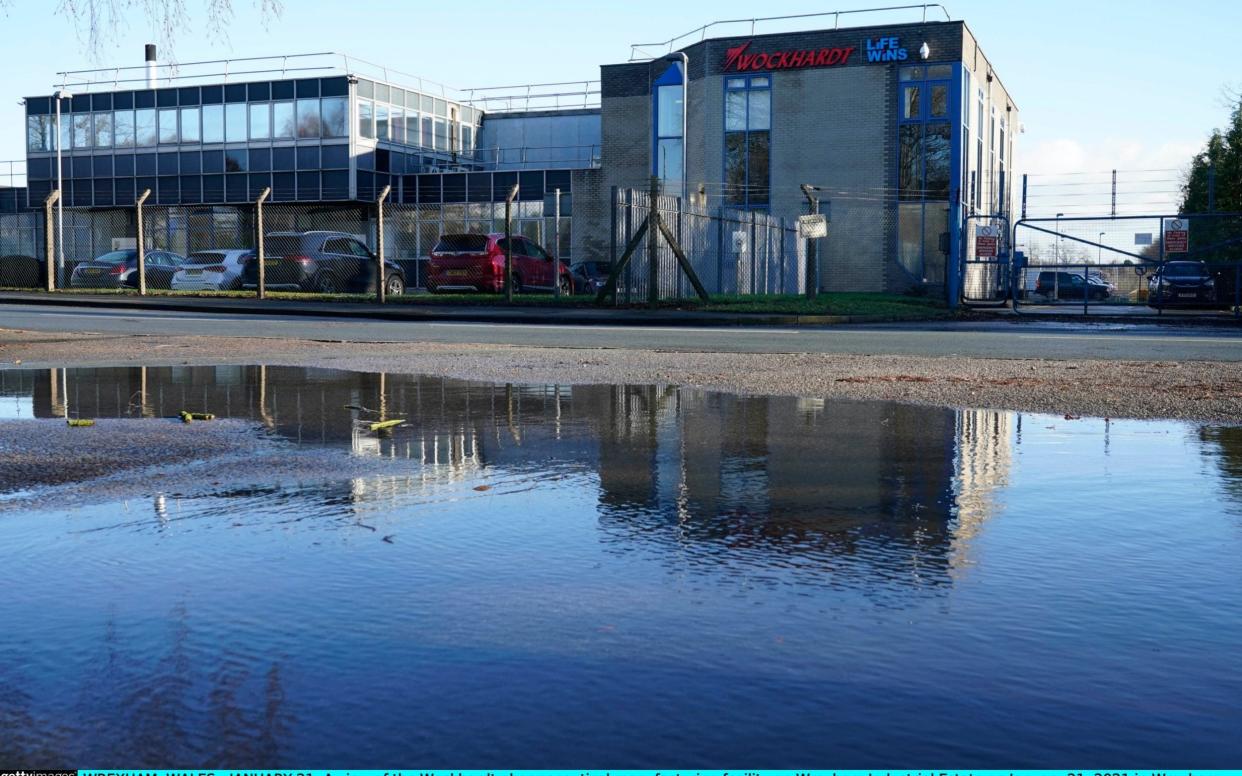 Wockhardt pharmaceutical manufacturing facility on Wrexham Industrial Estate - Christopher Furlong/Getty Images