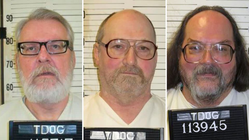 From left to right, Stephen West, David Miller and Billy Ray Irick. All three were convicted murderers and were executed by the state of Tennessee in 2018 and 2019. - Tennessee Department of Correction/AP