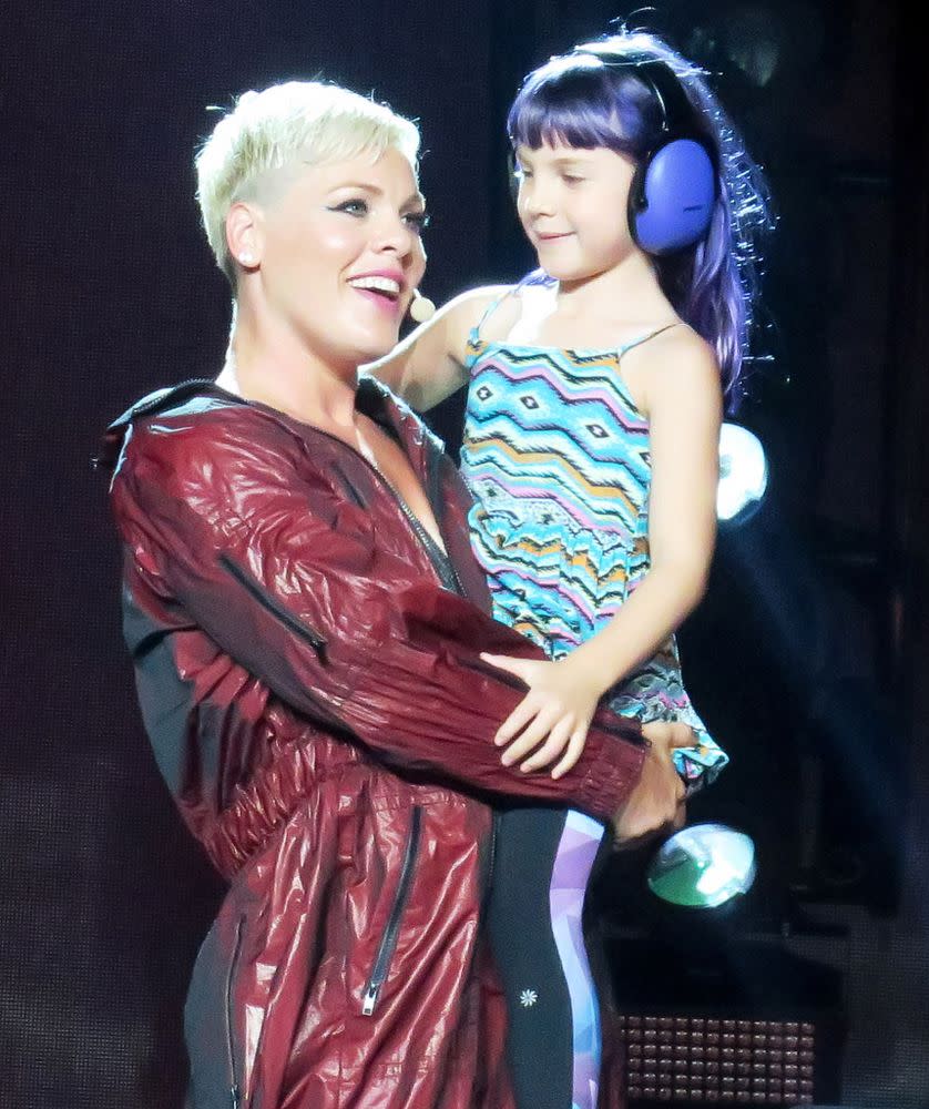 Pink and daughter Willow