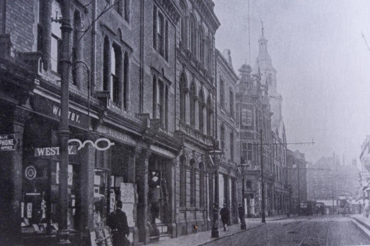 St Nicholas Street, Worcester, looking towards The Cross in 1910 <i>(Image: Newsquest)</i>
