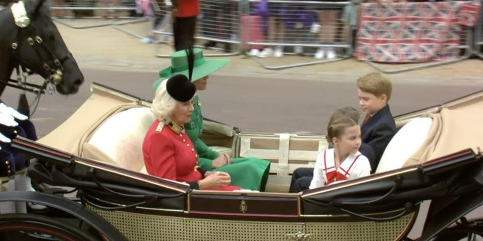 royal family trooping the colour 2023