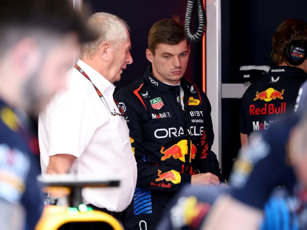 Max Verstappen (r.) mit Mentor Helmut Marko (CLAUDIA GRECO)